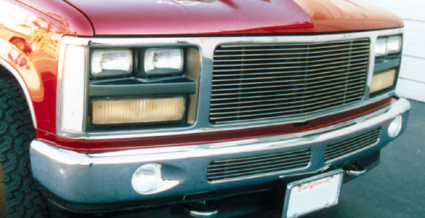 Suburban/Yukon Grille Insert 88-93 GMC Suburban/Yukon Aluminum