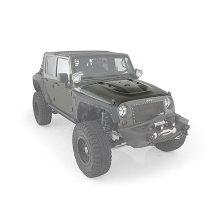 SRC Stingray Vented Hood 07-Pres Wrangler JK Smittybilt | Sneveys