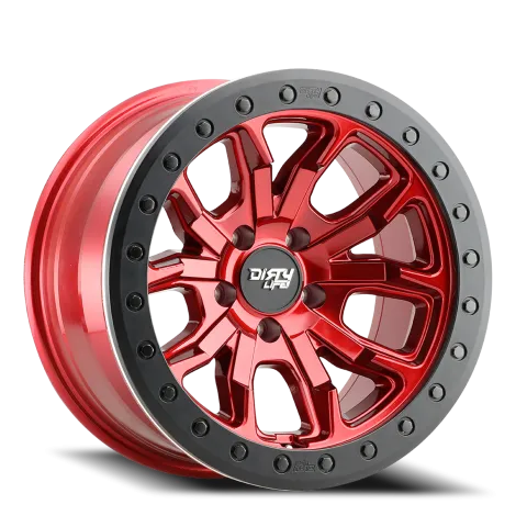 Dirty Life Race Wheels DT-1 9303 Crimson Candy Red 17X9 5-114.3 -12Mm 72.6Mm
