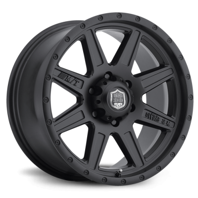 Deegan 38 PRO 2 Black 16X8 with 5X5.00 Bolt Pattern 4.500 Back Space Matte Black