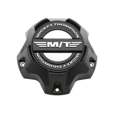 SD-5 Black Center Caps 5X4.50/5.00 Bolt On Closed Flat Black Mickey Thompson