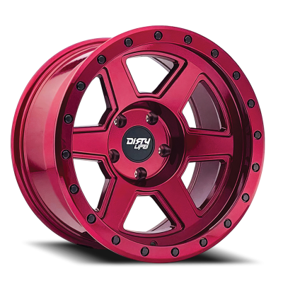 Dirty Life Race Wheels Compound 9315 Crimson Candy Red 20X10 5-127 -25Mm 78.1Mm