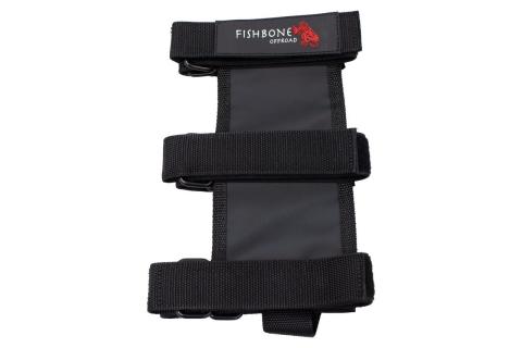 Fire Extinguisher Holder for Padded Roll Bar Black Fishbone Offroad