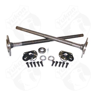 One Piece Axles For 76-79 Model 20 CJ7 Quadratrack With Bearings And 29 Splines Kit Yukon Gear & Axle