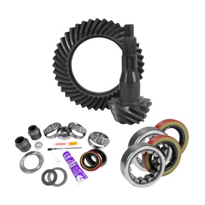 9.75 inch Ford 3.73 Rear Ring and Pinion Install Kit 2.53 inch OD Axle Bearings and Seal Yukon Gear & Axle