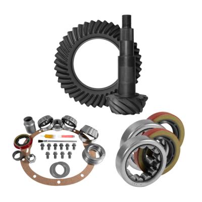 8.2 inch GM 3.55 Rear Ring and Pinion Install Kit 2.25 inch OD Axle Bearings and Seals Yukon Gear & Axle
