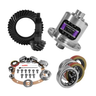 7.5 inch GM 3.23 Rear Ring and Pinion Install Kit 26 Spline Positraction 2.25 inch Axle Bearings Yukon Gear & Axle