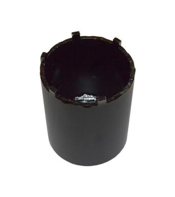 Spindle Nut Socket 1/2 Inc Socket Drive Steel Black 6-Prong Mile Marker