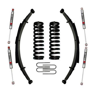 Bronco Suspension Lift Kit 78-79 Ford Bronco w/Shock M95 Performance Shocks 4 Inch Lift Incl. Front/Rear Springs Rear U Bolt Kit Skyjacker