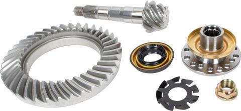 Trail-Creeper Super Finished 29-Spline Ring and Pinion Gear Set with 29-Spline Flange Kit - 5.29 Gear Ratio V6 Trail Gear