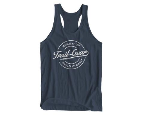 T-Shirt Lightning Sea lIndigo Tank Womens Small Trail Gear