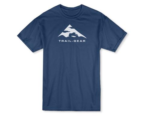 T-Shirt Mountain Indigo Mens Large Trail Gear