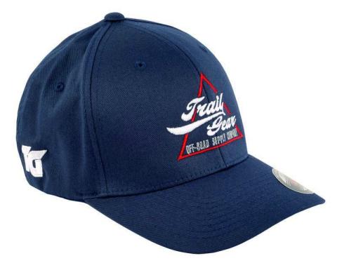 Trail-Gear Triangle Script Flexfit Hat Navy Large/X-Large Trail Gear