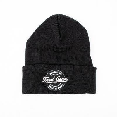 Trail-Gear Cuffed Lightning Seal Beanie Black Trail Gear