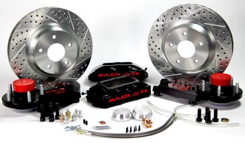 Brake System 13 Inch Front Track4 Black Alston Chassisworks BAER Brakes