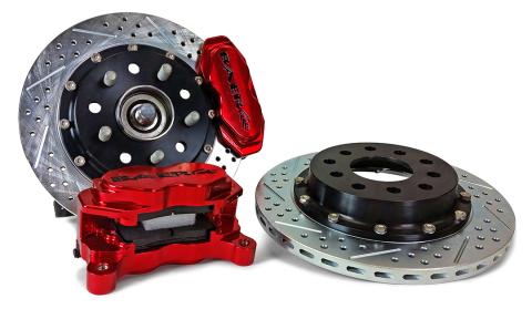 Brake System 11.625 Inch Front SS4+ Deep Stage Drag Race Clear BAER Brakes