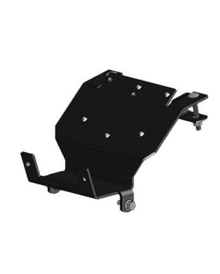 Honda TRX300 Winch Mount Black Powdercoated Steel 93-00 Honda TRX Mile Marker