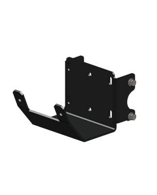 Polaris Winch Mount Black Powdercoated Steel 11 800 Sportsman Mile Marker