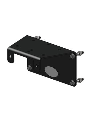 Polaris Winch Mount Black Powdercoated Steel 06-09 Hawkeye Mile Marker