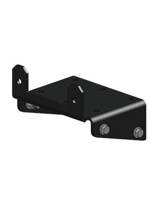 Suzuki Winch Mount Black Powdercoated Steel 05-07 700 King Quad 4x4 Mile Marker