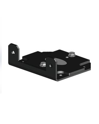 Yamaha Winch Mount Black Powdercoated Steel 03-07 Grizzly Mile Marker