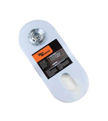 Heavy Duty Snatch Block 20,000 LB Rating White Mile Marker