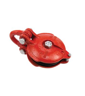 Industrial Snatch Block Heavy Duty 30,000 LB Rating Orange Mile Marker