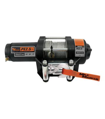 2500 LB Winch Waterproof 12V Motor w/3/16 x 42 Foot Steel Cable PE2.5 ES Mile Marker