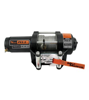 3500 LB Winch Waterproof 12V Motor w/1/4 x 50 Foot Cable PE3.5 ES MIle Marker