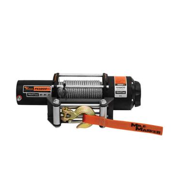 5000 LB Winch Waterproof 12V Winch 3.8 HP Permanent Magnet Motor w/1/4 x 50 Foot Cable PE5000 ES Mile Marker
