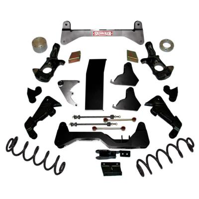Lift Kit 6 Inch Lift 00-06 Tahoe/ Yukon/Avalanche 1500 Includes Knuckles Skid Plate Torsion Bar Drop Bracket Coils Skyjacker