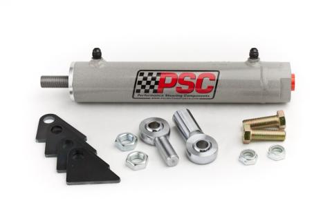 Single Ended Steering Cylinder Kit, 1.5 Inch X 6.0 Inch X 0.6250 Inch Rod PSC Performance Steering Components