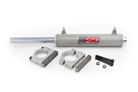Double Ended XD Steering Cylinder Kit for Full Hydraulic Steering Systems, 2.5 Inch X 10.0 Inch X 1.50 Inch Rod PSC Performance Steering Components
