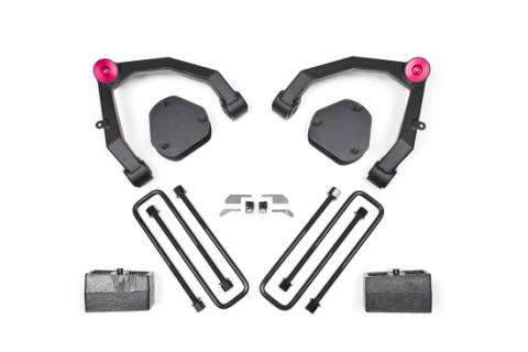 07-13 Chevy 1500 2WD 3.5 Inch Lift Kit UCA System No Shocks Zone Offroad
