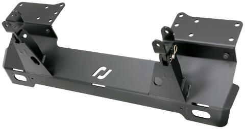 Tow Bar Mounting Kit 18-Up Wrangler JL 20-Up Gladiator w/ Steel Bumper Bolt-On Includes Mounting Plate Tow Bar Attaching Forks Hardware For Use w/ CE-9033F RockJock 4x4