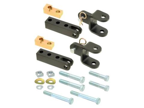 Tow Bar Mounting Kit 97-06 Wrangler TJ/LJ Front Bolt-On Includes Mounting Hardware Works w/Stock/And Most Aftermarket Bumpers For Use w/ CE-9033F RockJock 4x4