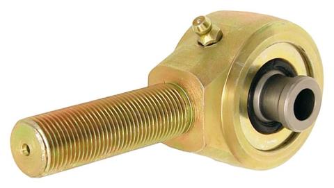 Narrow Forged Johnny Joint 2 Inch 2 Inch X 0.4375 Inch Ball 3/4 Inch-16 Left Hand Threaded Shank Externally Greased Each RockJock 4x4
