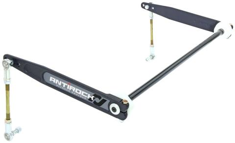 Antirock Sway Bar Kit 97-06 Wrangler TJ/LJ Front Bolt-On Steel Arms RockJock 4x4
