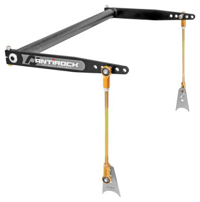 Antirock Sway Bar Kit Universal 50 Inch x 1 Inch Bar 20 Inch Steel Arms RockJock 4x4