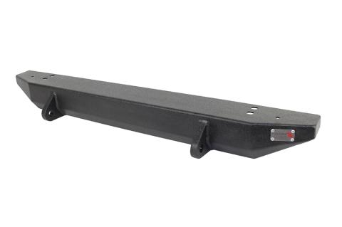 Jeep TJ Front Bumper 97-06 Wrangler TJ Rubicon and Unlimited Steel Black Textured Powdercoat Piranha Series Fishbone Offroad