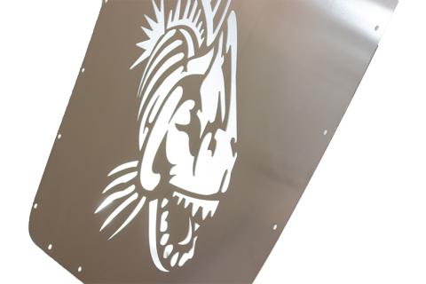 Jeep TJ Hood Louver Raw Unpainted 97-02 Wrangler TJ Fishbone Offroad