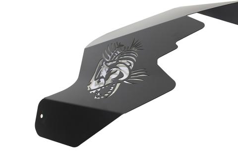 Jeep JK Logo Aluminum Inner Fenders 07-18 Wrangler JK Black Powdercoat Fishbone Offroad