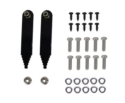 Jeep JK Logo Aluminum Inner Fenders 07-18 Wrangler JK Black Powdercoat Fishbone Offroad