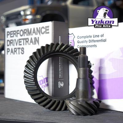 9.5 inch GM 4.56 Rear Ring and Pinion Install Kit Axle Bearings and Seals Yukon Gear &amp; Axle