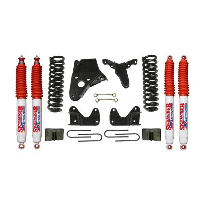 Bronco II Suspension Lift Kit 84-90 Bronco II w/Shock Nitro Shocks 6 Inch Lift Incl. Front Springs Sway Bar End Link Kit Rear Block Rear U Bolt Kit Skyjacker