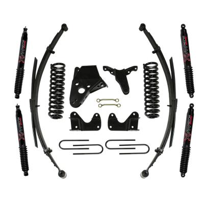 Bronco II Suspension Lift Kit 84-90 Bronco II w/Shock Black MAX Shocks 6 Inch Lift Incl. Front/Rear Springs Rear U Bolt Kit Skyjacker