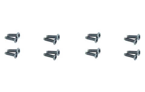Jeep JK Door Hinge Overlays 8 Pieces 4 Door 07-18 Wrangler JK Polished Silver Kentrol