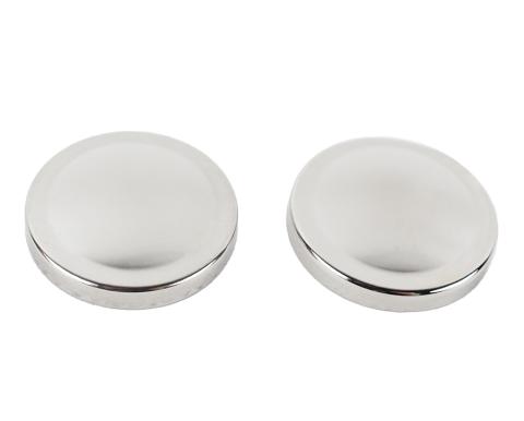 Jeep JK Liftgate Button Covers Pair 07-18 Wrangler JK Polished Silver Kentrol
