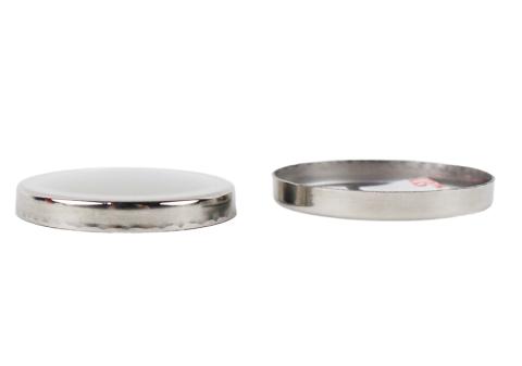 Jeep JK Liftgate Button Covers Pair 07-18 Wrangler JK Polished Silver Kentrol