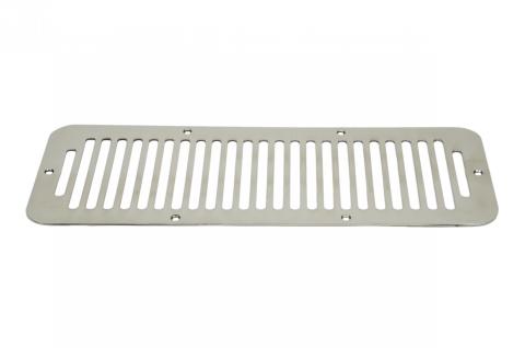 Jeep CJ Hood Vent 78-86 CJ Polished Silver Kentrol